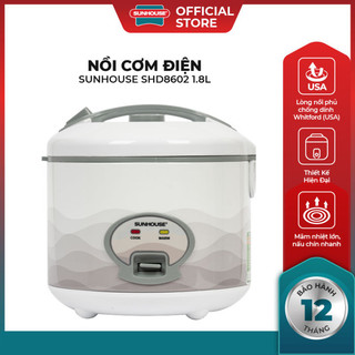 Nồi cơm điện 1.8l sunhouse shd8602