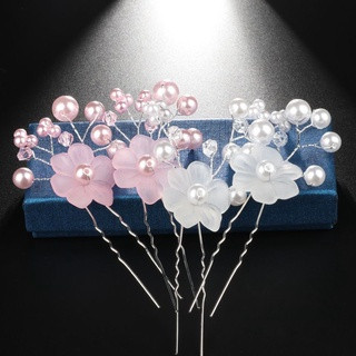 🌠By🌠(9 Mẫu) Cài Tóc Cô Dâu, bà Sui đá mix hạt trai