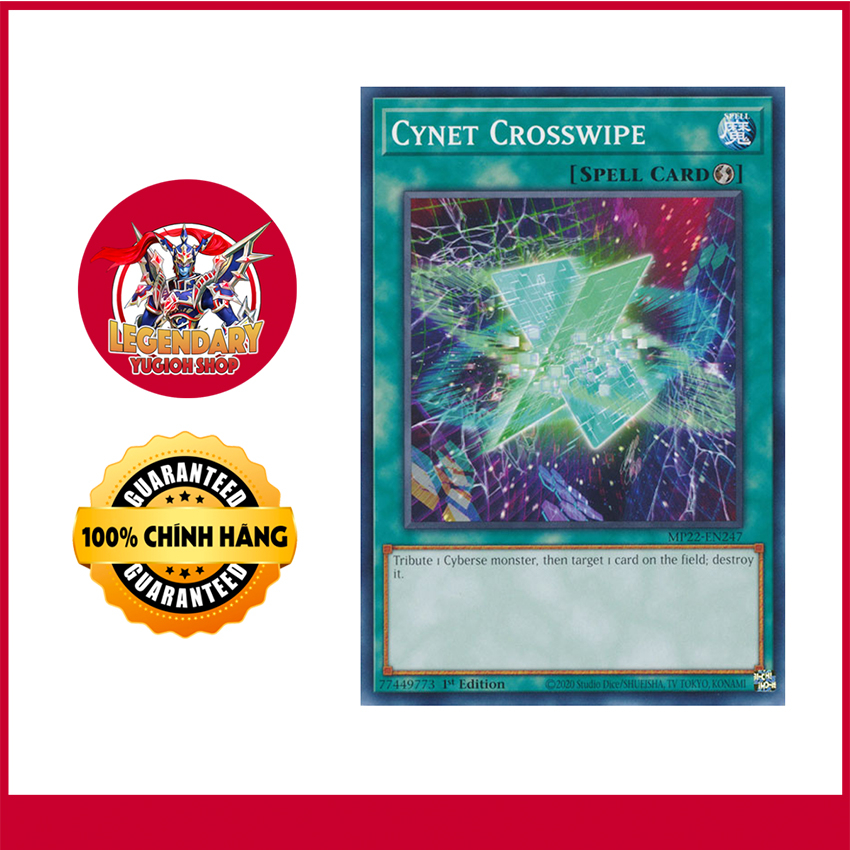 [Thẻ Bài Yugioh Chính Hãng] Cynet Crosswipe