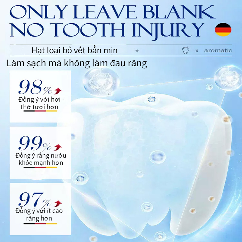 Kem Đánh Răng Làm Trắng Răng loại bỏ cao răng hôi miệng tẩy ố vàng 100g Sửa chữa nướu răng giảm sâu răng