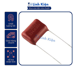 Tụ cbb 630v 334j 330nf 0.33uf 15mm chất lượng tốt.