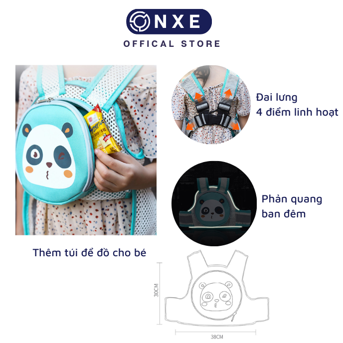 Đai ghế ngồi xe máy ô tô onxe cho bé ghế trẻ em trên ô tô chất liệu vải thoáng khí giữ an toàn cho bé