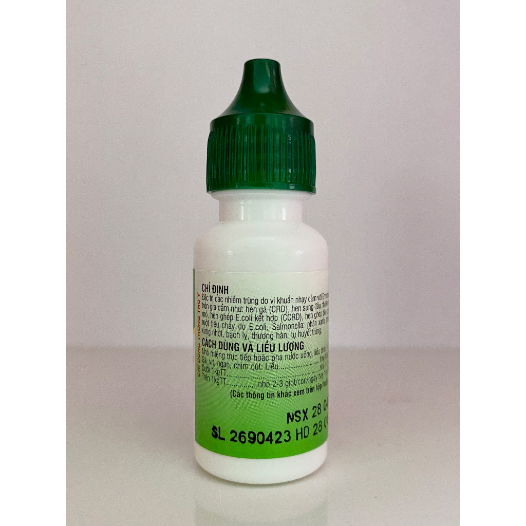 Viaquino 100 Hen Gà - Tiêu Chảy lọ 10ml