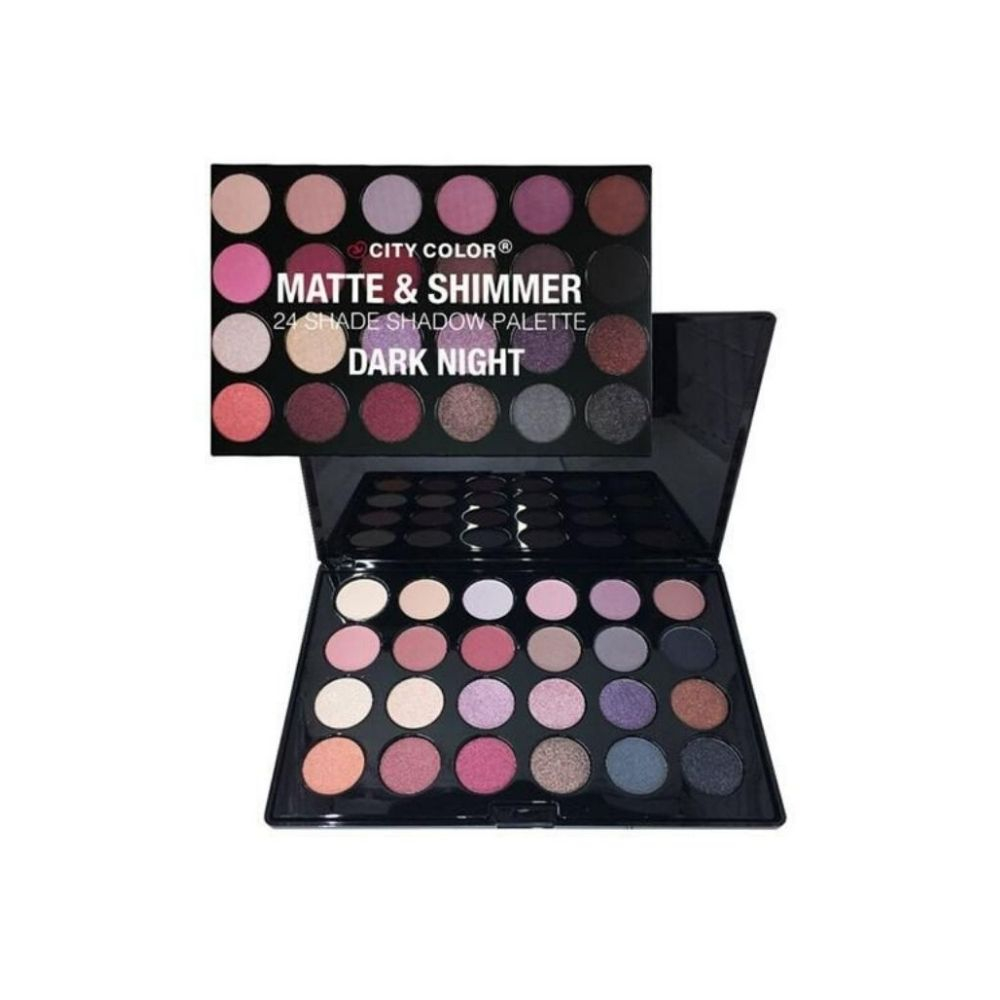 Bảng màu mắt CITY COLOR Matte & Shimmer 24 shadow palette(1)