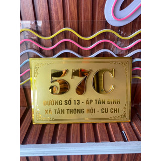 Số nhà gương vàng, số nhà đẹp, bảng số nhà