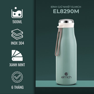 Bình giữ nhiệt inox 304 elmich el-8290 dung tích 500ml