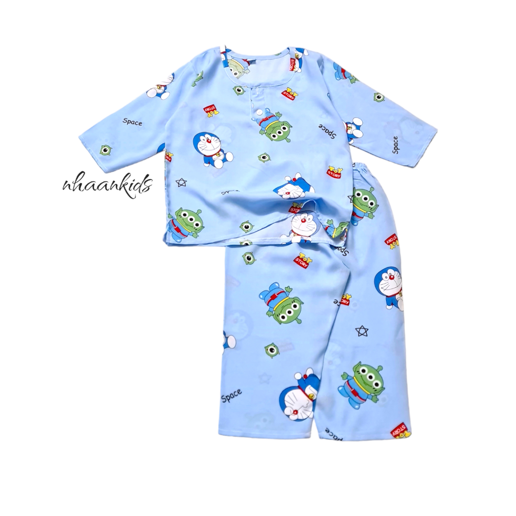 BỘ TOLE/LANH 2 DA SIÊU THOÁNG MÁT TAY DÀI BÉ TRAI - NHÀ AN KIDS