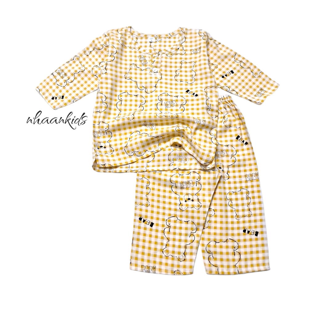 BỘ TOLE/LANH 2 DA SIÊU THOÁNG MÁT TAY DÀI BÉ TRAI - NHÀ AN KIDS