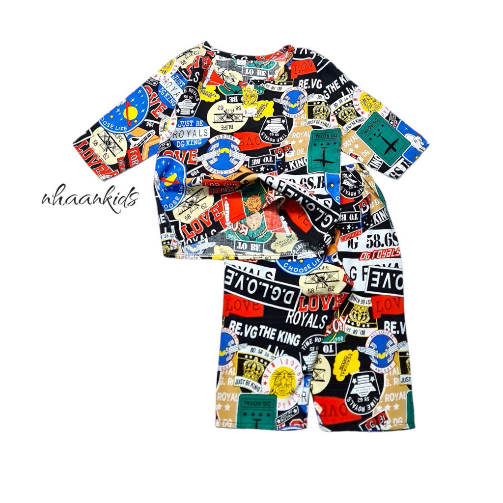 BỘ TOLE/LANH 2 DA SIÊU THOÁNG MÁT TAY DÀI BÉ TRAI - NHÀ AN KIDS