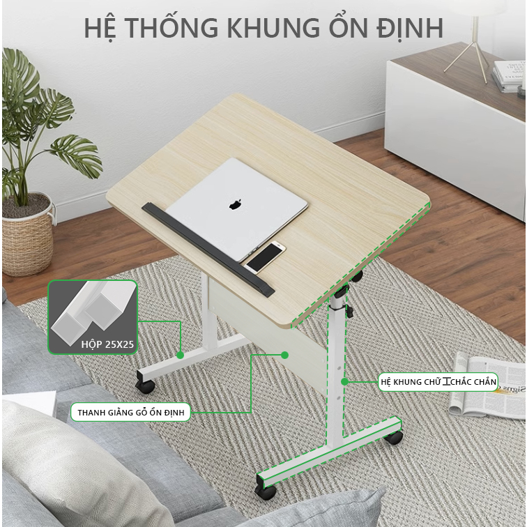 Bàn trà sofa đầu giường, bàn làm việc bàn học decor phòng thiết kế đa dạng mẫu mã, kích thước