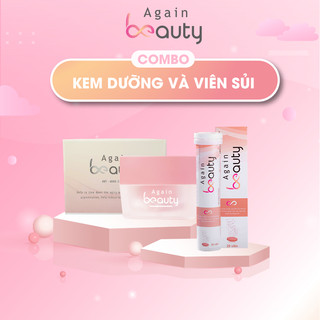 Combo Viên sủi và kem dưỡng trắng da Again Beauty