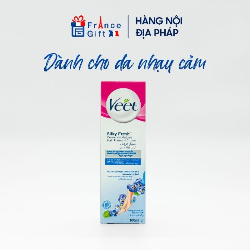 Kem tẩy lông Pháp Veet Silky Fresh - mẫu mới 100ml