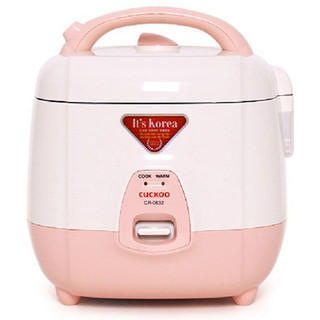 Nồi cơm điện Cuckoo CR-0632 1L (Trắng phối hồng) - Hàng nhập khẩu