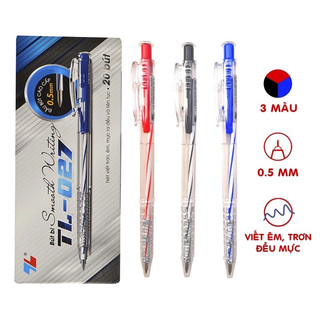 [HỘP 20 CÂY] Bút bi Thiên Long - TL-027 | VPP Golden Kuro