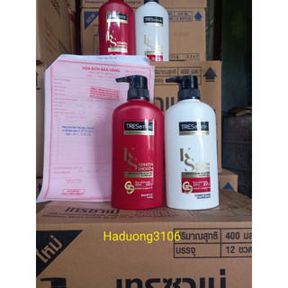 Dầu gội, xả Tresemme 450ml, 400ml Thái lan (Chính hãng) đáy chai có chữ Unilever