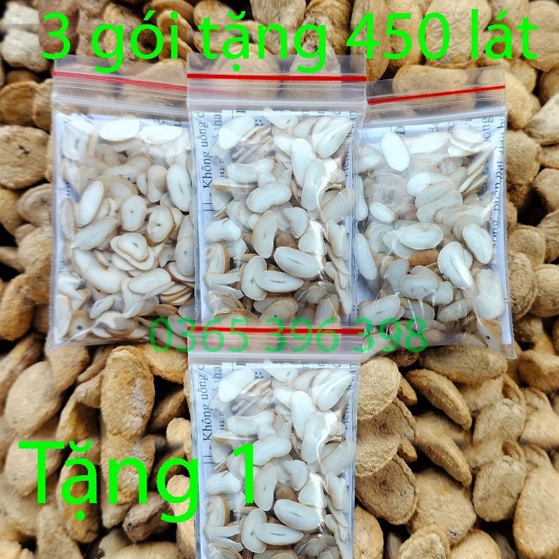 Hạt sang ,hạt sành trắng đau dạ dày đại tràng đi ngoài phân lõng lộ trình 5 gói 750 lát dài, tặng 2 gói