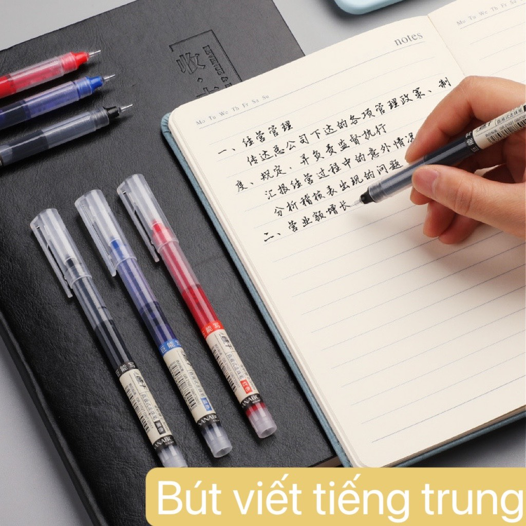Bút mực gel viết tiếng trung, tiếng Nhật, tiếng Hàn