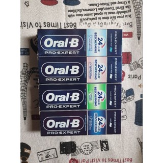 Kem Đánh Răng Oral B Pro Expert Làm Sạch Sâu, Chống Vi Khuẩn, răng trắng sáng, hơi thở thơm mát 75ml
