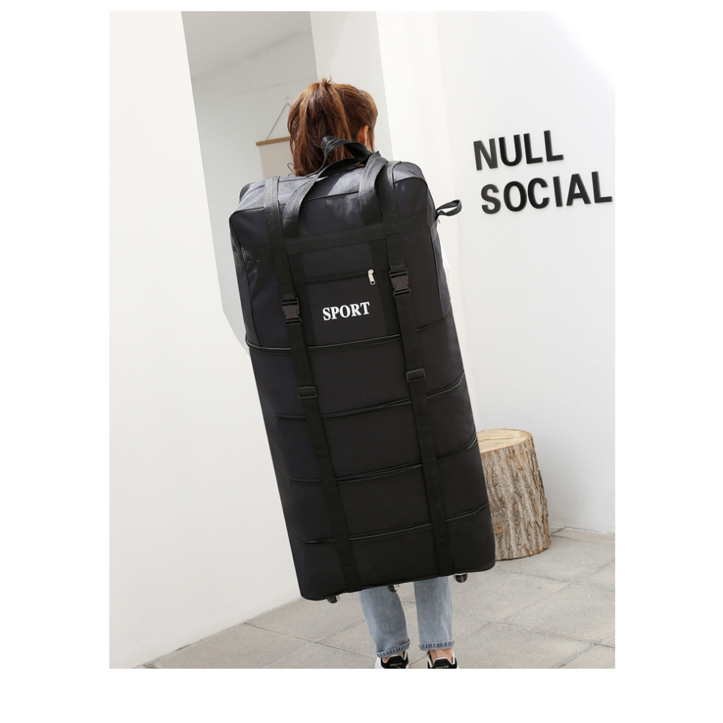 Vali Hành Lý Ký Gửi dạng kéo đeo vai quai xách Super X Bagage Carrier 6 bánh xe 105x50x30cm  ☘️☘️