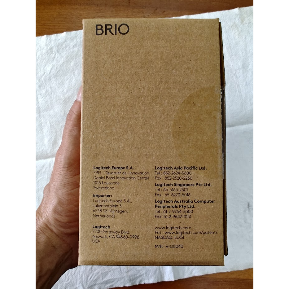 Logitech Brio 4K Pro Webcam - 4K Ultra HD - Hàng mới nguyên seal