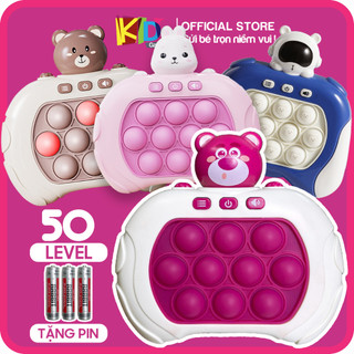 Pop it điện tử đồ chơi bấm nút cho bé với nhạc tiếng Anh hình khủng long phi hành gia DC19