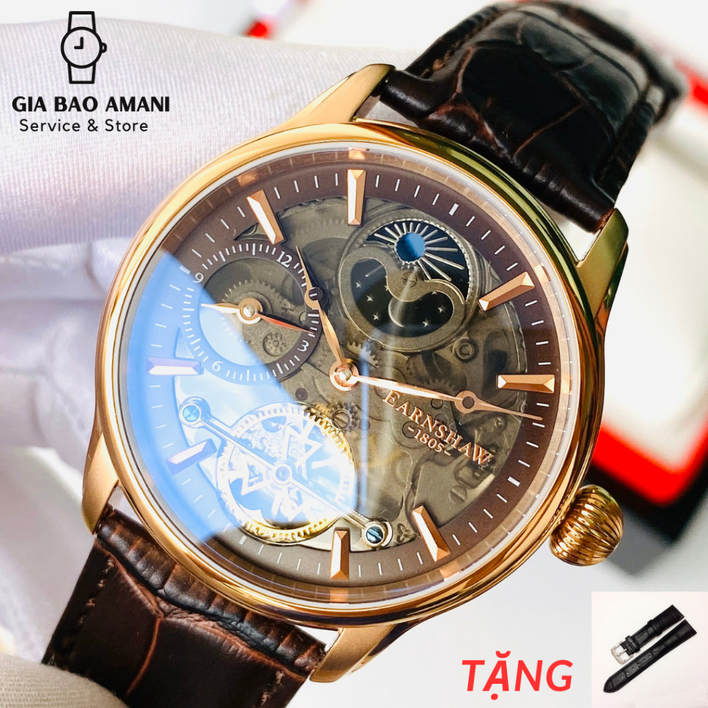 Đồng Hồ Nam THOMAS EARNSHAW Automatic ES-8063-06 Chính Hãng Tặng Dây Da Cao Cấp