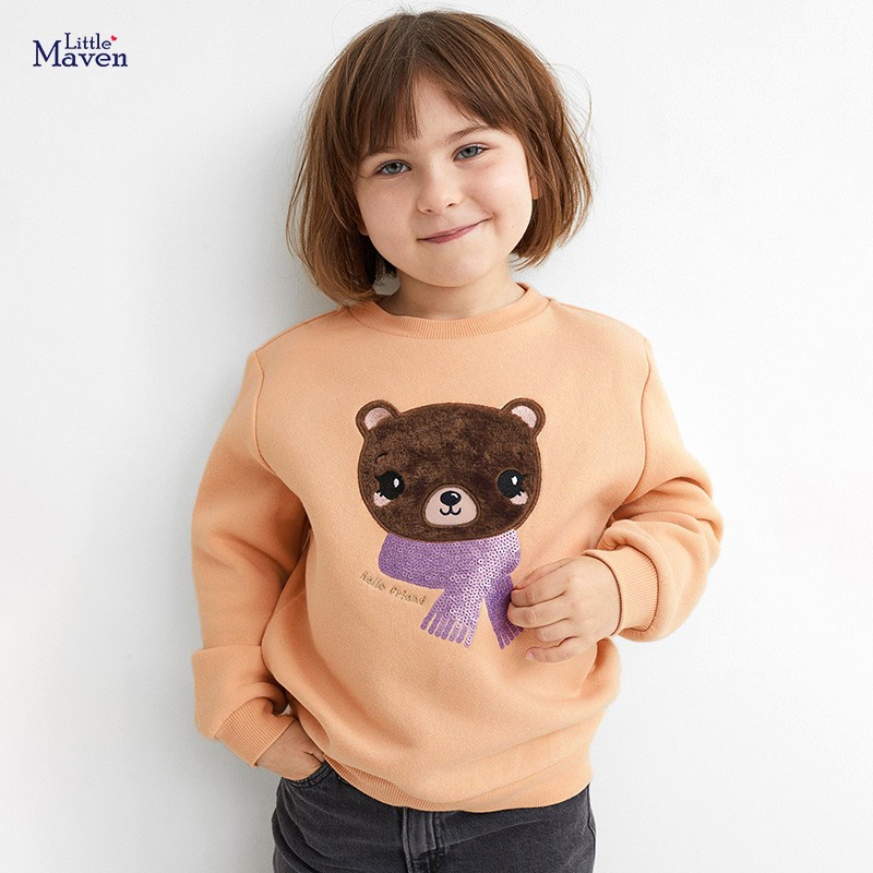 BST Áo Nỉ Hoạ Tiết Đáng Yêu Mẫu Mới 2023 Cho Bé Gái P2 - Jumping Beans Official Store