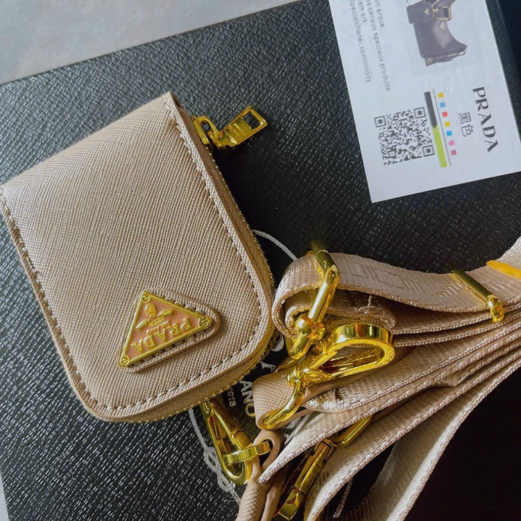 Túi xách nữ Prada da xước size 23 fullbox