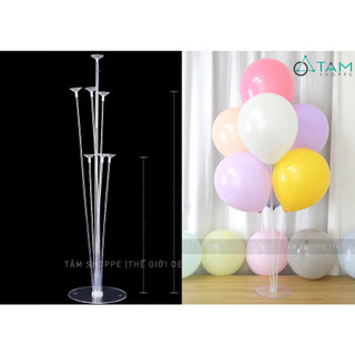 Bộ trụ bong bóng 7 nhánh để bàn nhựa tháo lắp PKBB-TRU7
