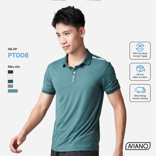 Áo Polo Thể Thao Nam Microfiber Dryfit Siêu Mát AVIANO, Áo Thun Polo Chất Liệu Thoáng Khí 5 Màu Basic