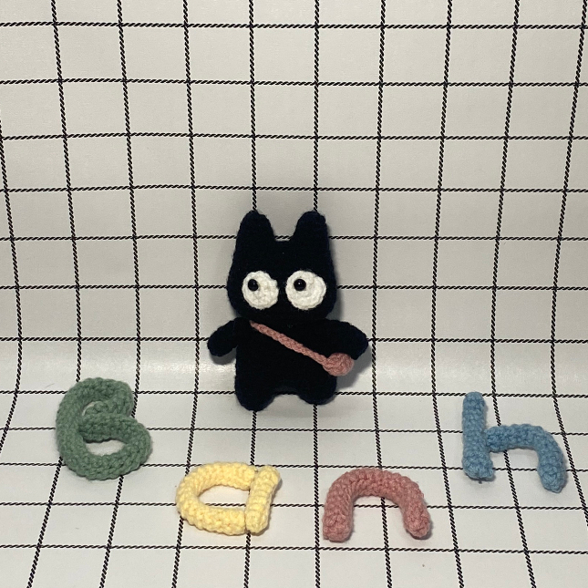 Móc khóa mèo đen