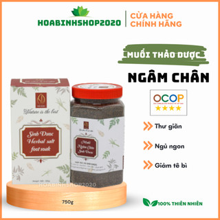 [CHÍNH HÃNG] Muối Ngâm Chân HTX Sinh Dược Đóng Rắn Giàu Epsom, ngủ ngon, giảm tê bò chân tay