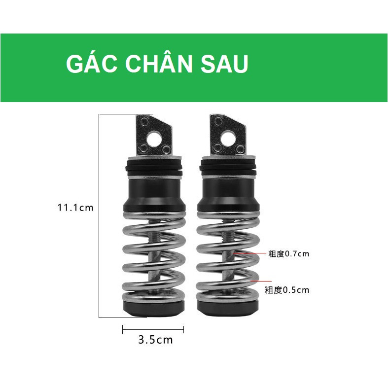 GÁC CHÂN SAU XE ĐẠP ĐIỆN XE MÁY ĐIỆN