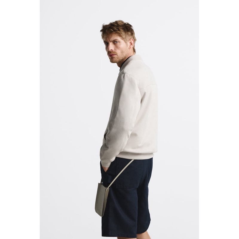 Áo khoác Bomber Zr chất da lộn, hàng dày dặn đẹp