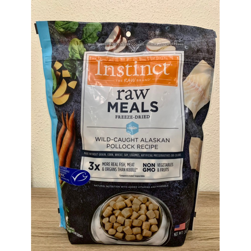 INSTINCT: Raw Meals Freeze Dried Pollack Loại Cao Cấp Nhất Của Thương Hiệu Instinct Dành Cho Cún -