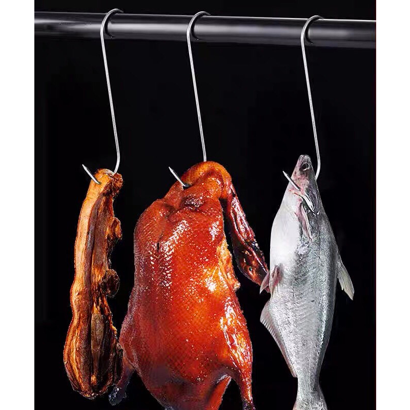 Móc Treo Thịt Heo , Thịt Gà , Thịt Vịt Chữ S  Inox cao cấp không gỉ