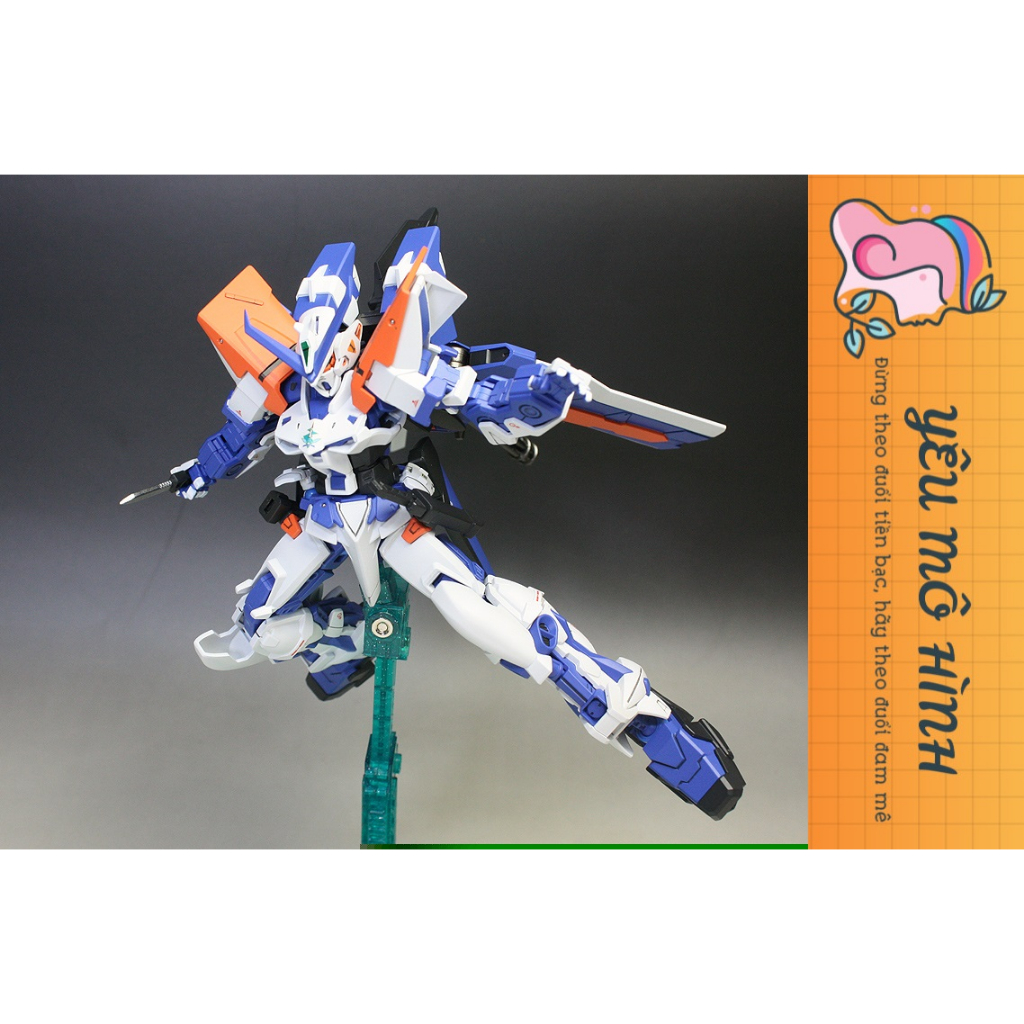 Mô hình Gundam HG Astray Blue Frame Second L  Tặng kèm Base trưng bày và Decal cà