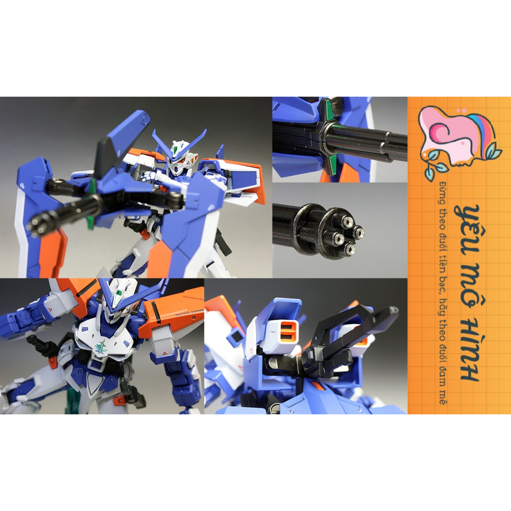 Mô hình Gundam HG Astray Blue Frame Second L  Tặng kèm Base trưng bày và Decal cà
