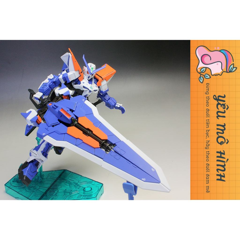 Mô hình Gundam HG Astray Blue Frame Second L  Tặng kèm Base trưng bày và Decal cà