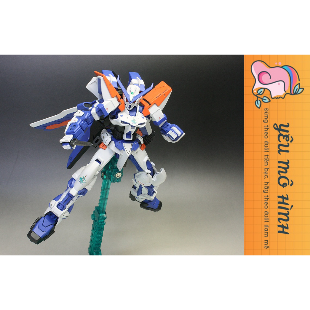 Mô hình Gundam HG Astray Blue Frame Second L  Tặng kèm Base trưng bày và Decal cà