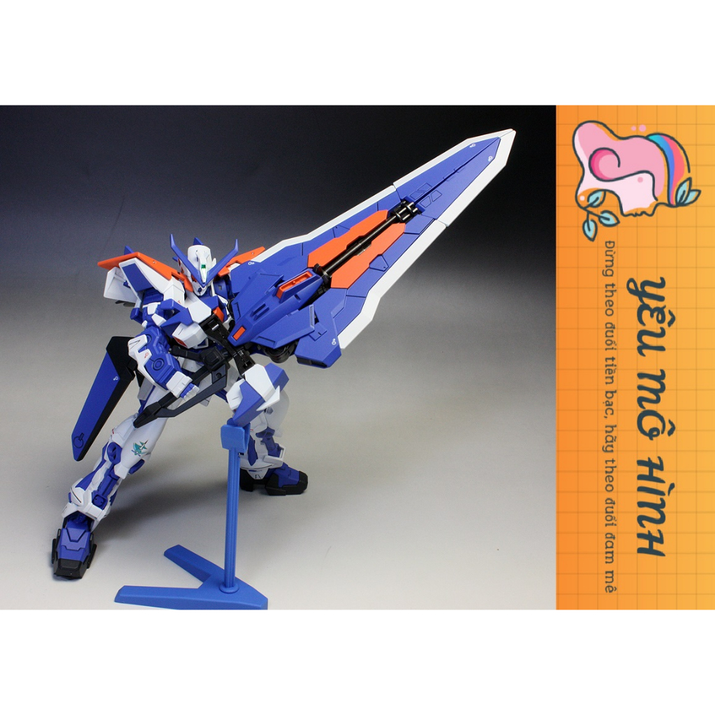 Mô hình Gundam HG Astray Blue Frame Second L  Tặng kèm Base trưng bày và Decal cà