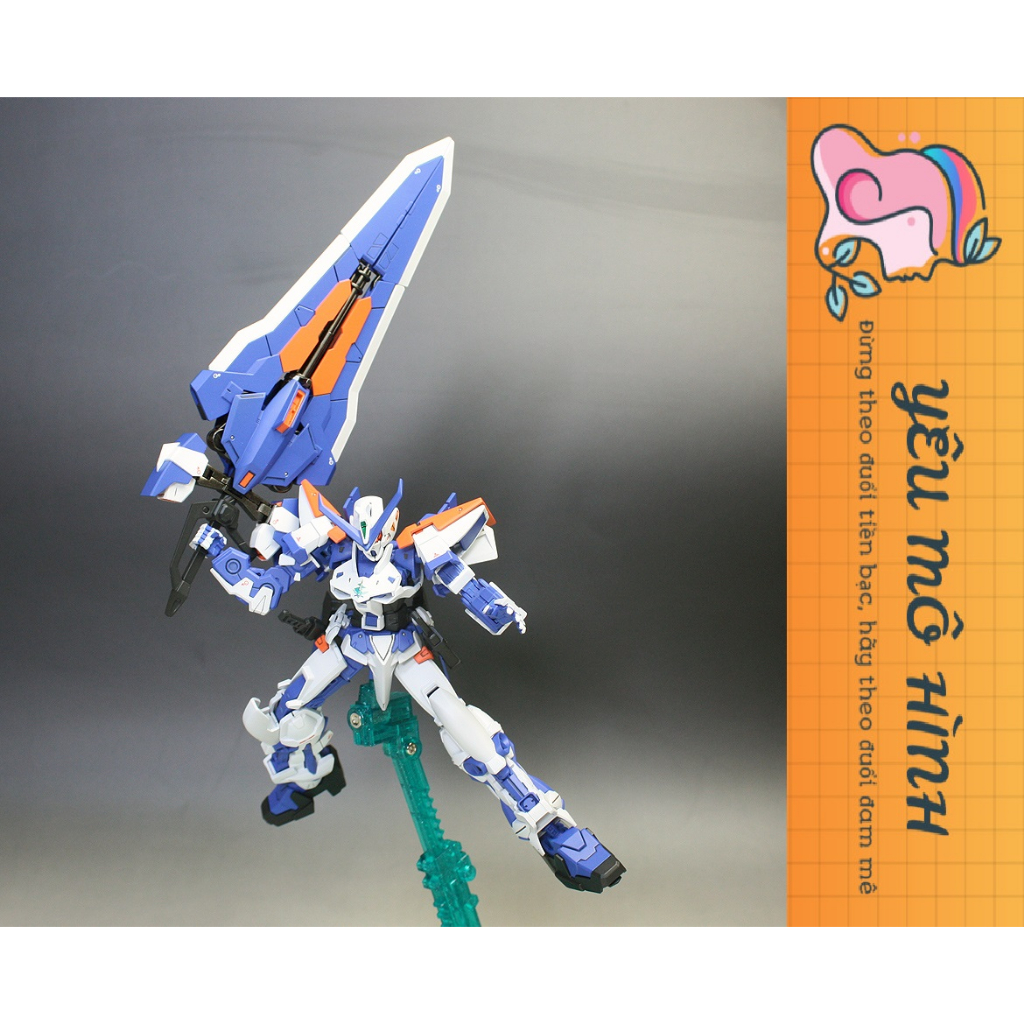 Mô hình Gundam HG Astray Blue Frame Second L  Tặng kèm Base trưng bày và Decal cà
