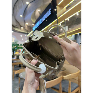 Túi xách Hm da rắn bóng size 20