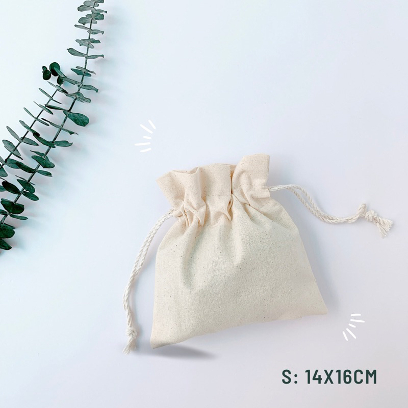 Túi Vải Bố Dây Rút dáng xoè