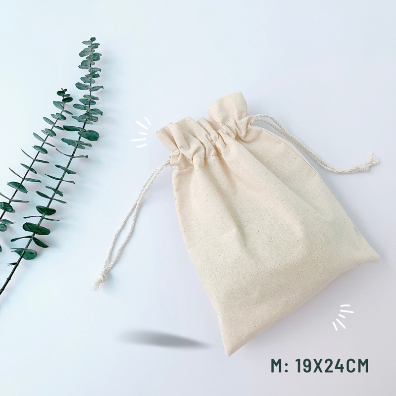 Túi Vải Bố Dây Rút dáng xoè