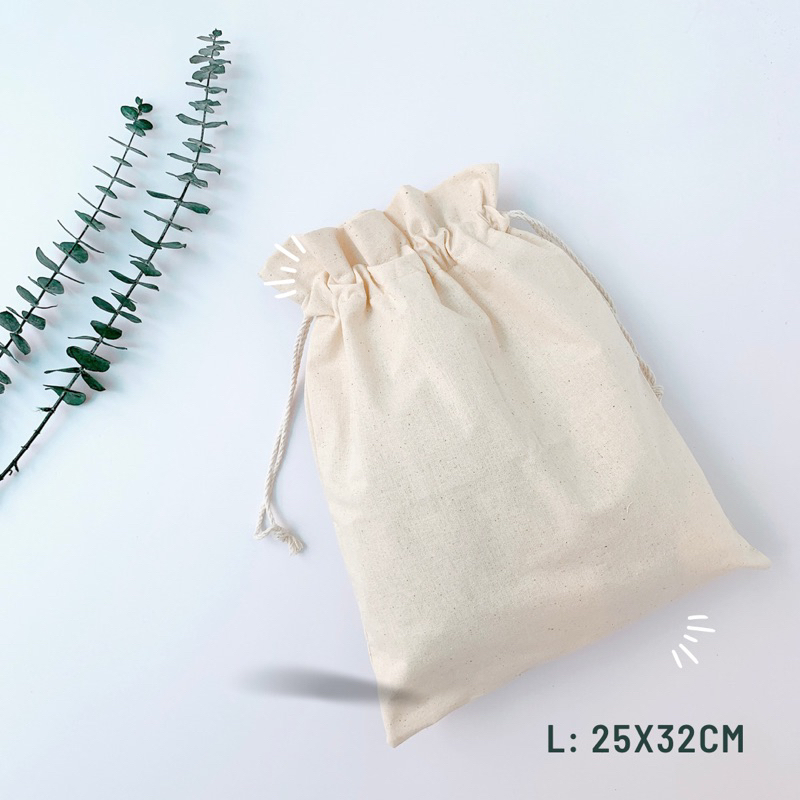 Túi Vải Bố Dây Rút dáng xoè