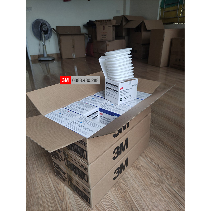 10 Tấm bông lọc bụi 3M 5N11CN sử dụng cho mặt nạ phòng độc 3M 6200, 7502, 6800