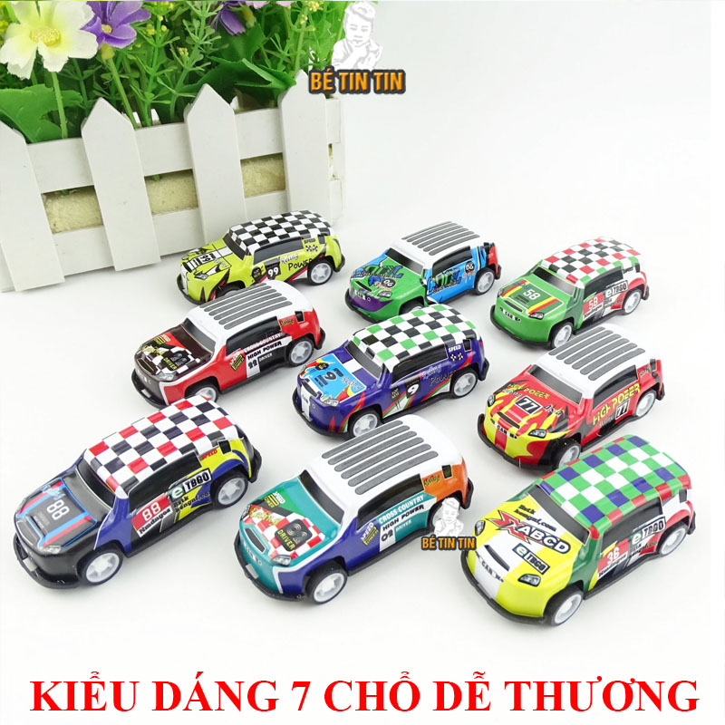 Đồ chơi xe hơi, ô tô màu hỗn hợp graffiti địa hình 6,8cm (Giao 1 xe ngẫu nhiên)