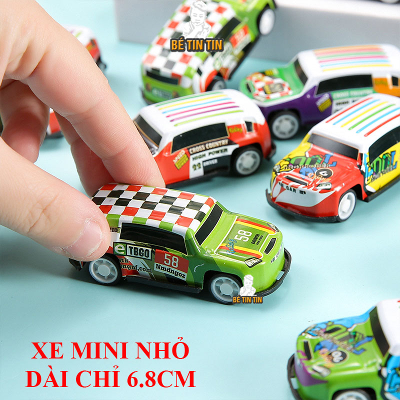 Đồ chơi xe hơi, ô tô màu hỗn hợp graffiti địa hình 6,8cm (Giao 1 xe ngẫu nhiên)