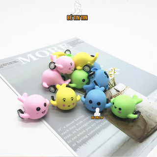 Combo Đồ chơi mini chạy đà-thú chạy cót mini-thú nhựa mini cho bé